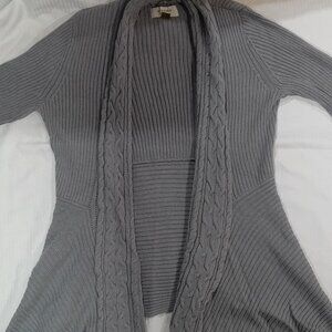 Sonoma Gray Open Front Cardigan